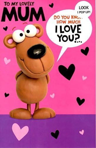 Cute Pop Out Lovely Mum Birthday Greeting Card Crackers Range Cards New