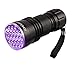 KMASHI 21 LED Flashlight UV Light Pets Urine Stains Detector Ultraviolet Blacklight