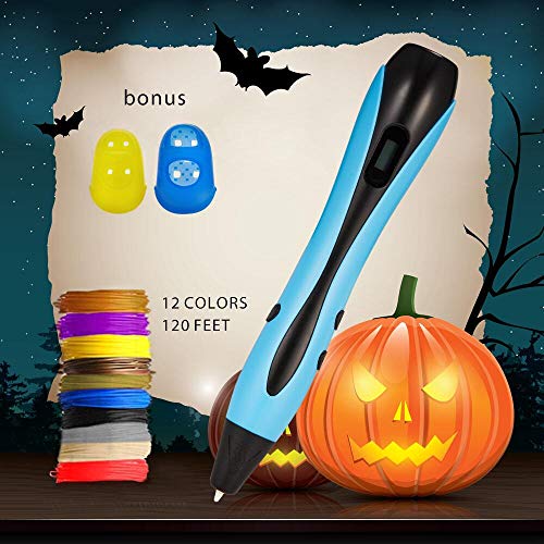 3D Printing Pen - 2019 Christmas Upgrade 3D Pen Gift with 12 Colors 1.75mm PLA Filament Refills and  - //coolthings.us