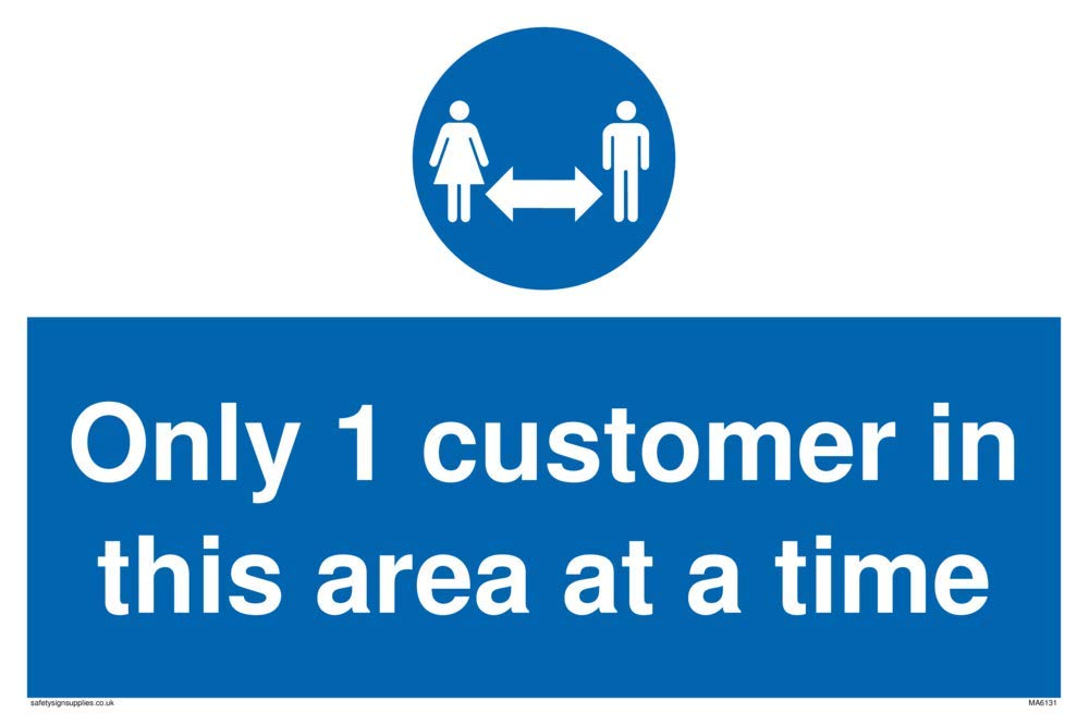 Only 1 customer in this area at a time