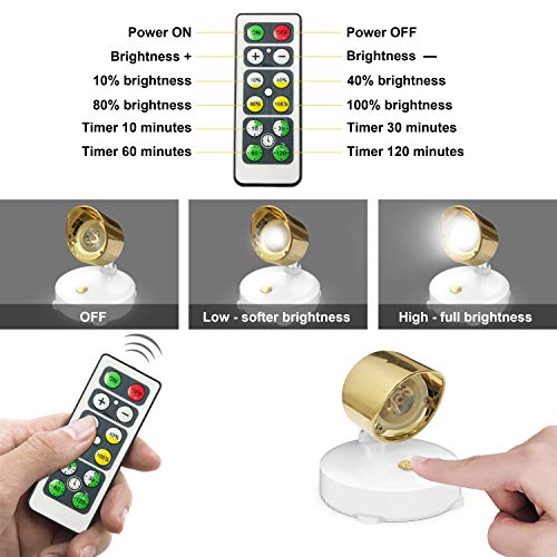 Wireless Spotlight, Battery Operated Accent Lights Art Lights for