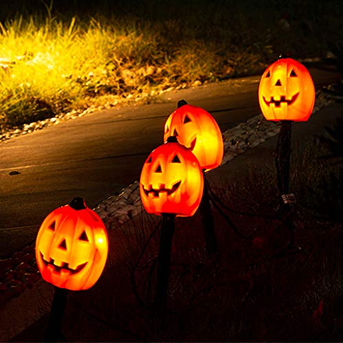 Halloween Pumpkin Pathway Markers Haunted Home Decor