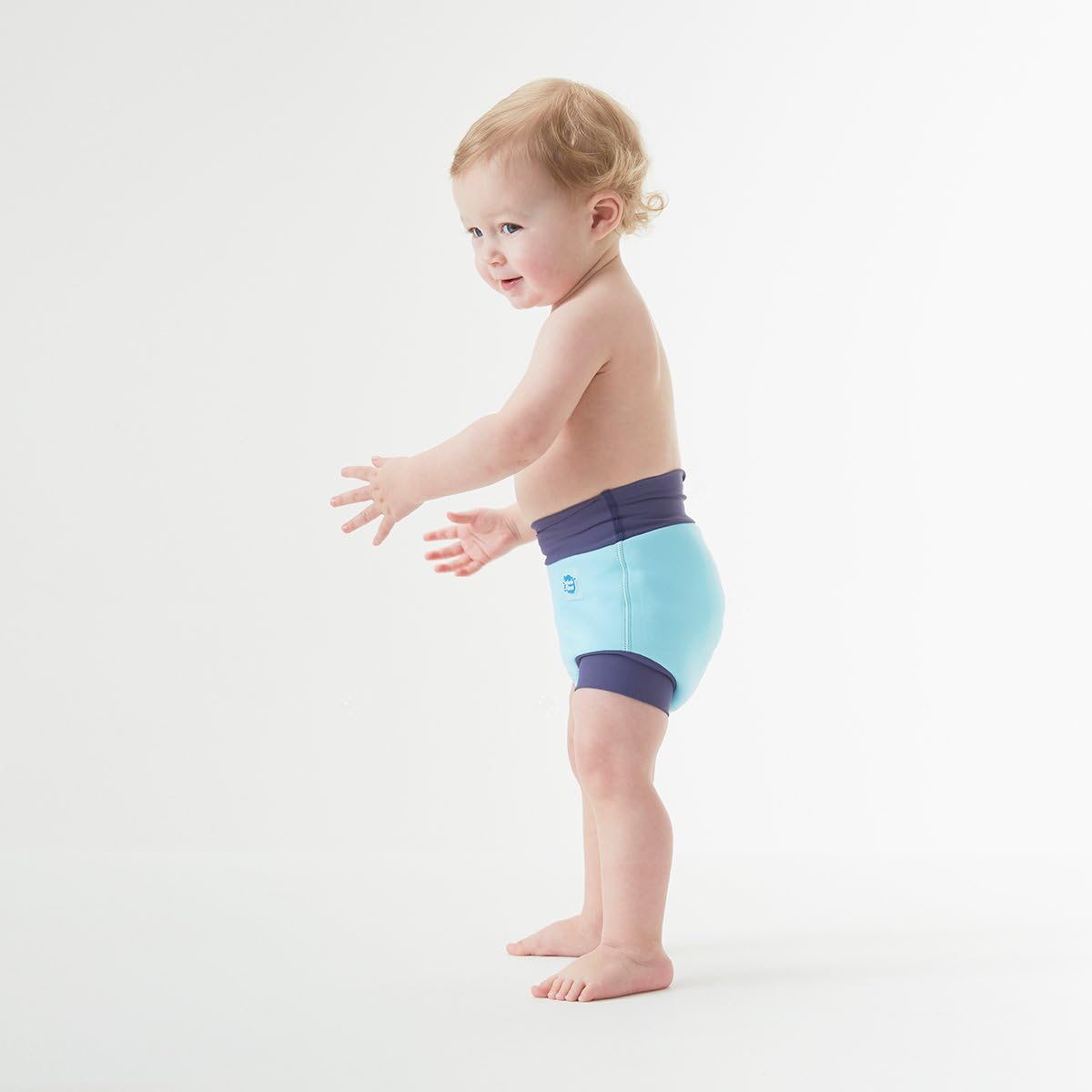 thumbnail image 2 of Splash About Happy Nappy Swim Diaper - Reusable Neoprene Diaper For Babies 12-24 Months, Award-Winning Leak Protection 2 of 12
