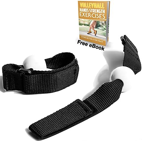 Volleyball Training Straps (Training Aid Set) - Adjustable, for Adults and Kids with FREE BONUS: ebook for Hand Strength Exercises