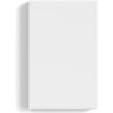 ELEGRP Blank Wall Plate Cover, 1-Gang Screwless Blank Outlet Plate, Mid-Size 4.88" x 3.13" Unbreakable Thermoplastic Blank Fa