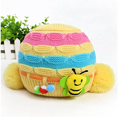 Cute Soft & Cozy Warm Knitted Wool Baby Hat Cap [0-2 Years]