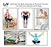 LIV Active Fitness Sale: Premium Set of 3 Non- Latex Resistance Bands with Free Travel Pouch, Door Anchor and Full Body Workout Manual (e-Book) - Professional Grade - (Light, Medium, Heavy)