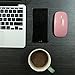 HDE Ultra-Thin Wireless Mouse 2.4GHZ Ergonomic Candy Colored Optical Mouse with USB Nano Receiver and Adjustable DPI Switch (Pink)