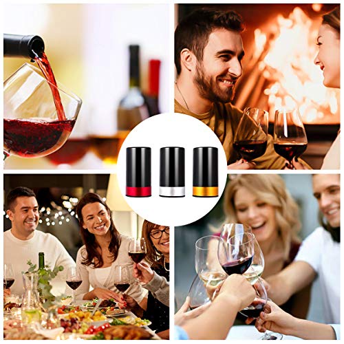 Electric Wine Stoppers, New Upgraded Automatic Vacuum Wine Saver