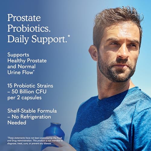 Garden of Life - Dr. Formulated Probiotics Prostate+ - AcidophilUS And Probiotic Supports Healthy Prostate And Digestive Balance - Gluten, Dairy, And Soy-Free - 60 Vegetarian Capsules