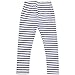 Jastore® Baby Girls 2 Piece Set Blue Long Sleeve T-Shirt and Stripes Leggings (6T)