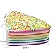 WATINC 1 pcs 6 inch Jumbo Kawaii Cake Toys Squishy Cream Scented Slow Rising Squishies Charms, Lovely Toy Stress Relief Toy , Decorations Toy Gift Fun Large (Rainbow Cake)