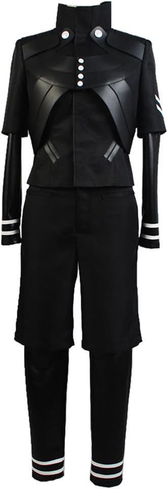 Halloween Kaneki Ken Cosplay Costume Ghost Battle Uniform Fancy Dress Sweatshirt Hoodie Jacket Complete Set