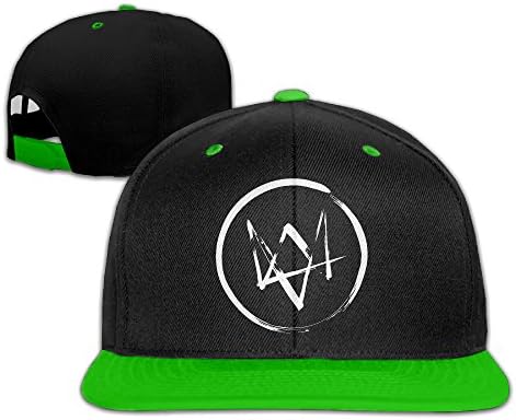 Art Watch Dogs Symbol Fashion Classic Hip Hop Hat KellyGreen