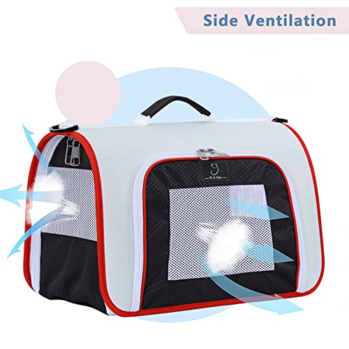A4Pet Rabbit Carrier Bunny Carriers,Airline Approved Lightweight SoftSided Portable Small