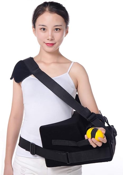Amazon Co Jp 肩装具サポートスリングイモビライザー 回旋筋腱板損傷の腕スリングサポート 関節炎 痛みを軽減するフィットの男性と女性 左手と右手 ホーム キッチン