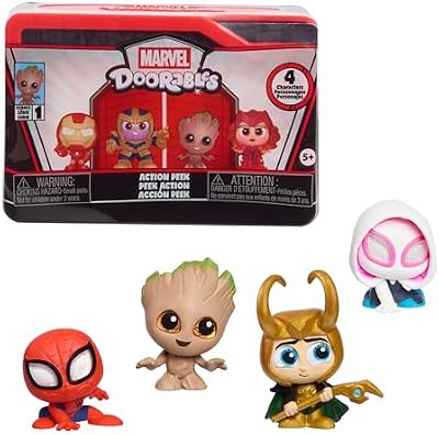 Figuras de Juguete coleccionables Marvel™ Doorables Action Peek, de 3,8 cm, Juguetes para niños a Partir de 5 años