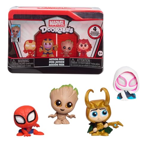 Figuras de Juguete coleccionables Marvel™ Doorables Action Peek, de 3,8 cm, Juguetes para niños a Partir de 5 años