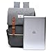 Vintage Laptop Backpack, Kacat 15.6 Inch Unisex Canvas Backpack with Laptop Sleeve for School Travel Hike (grey)