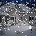 Minetom LED Snowflake Projector Lights Outdoor, Waterproof, Moving Effect, Wall Mountable, Snowfall Lights for Christmas, Holiday, Home Party Decoration, Indoor/Outdoor