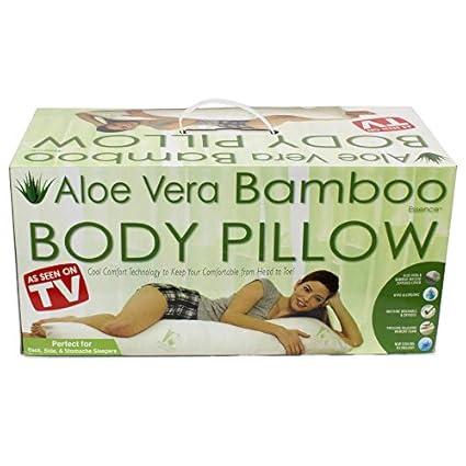 Buy As Seen On Tv Aloe Vera Bamboo Body Pillow With Pressure