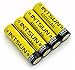 Intsun® 4pcs 3.7V 18650 4000mah Rechargeable Li-ion Battery with PCB and 18650 battery Charger for LED Flashlight, Headlamps, search light lamp, etc