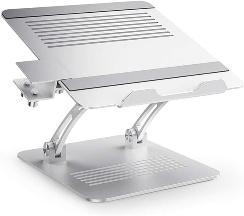 Laptop Stand, EPN Laptop Riser, Adjustable Desktop Holder, Folding Height Angle Cooling Aluminum Bracket, for All Notebook Models with 11-17.3 Inches