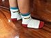 Deluxe Non Skid Anti Slip Slipper Cotton Crew Socks With Grips For Baby Toddler Boys (3-9 Months, 12-pairs/assorted)