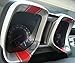 Decal Concepts RED Carbon Fiber Gauge Bezel Racing Stripe Decal kit - Fits Camaro (2010-2015)