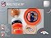 Baby Fanatic Wood Rattle 2 Pack - NFL Denver Broncos - Officially Licensed Baby Toy Set