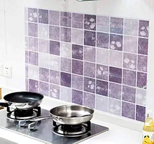 Generic Onsearch Ceramic Tile High Temperature Resistant Home Stove Kitchenware Self Adhesive Kitchen Anti-Oil Sticker