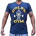 Gold's Gym G150 T Shirt V-Neck Old Joe Logo