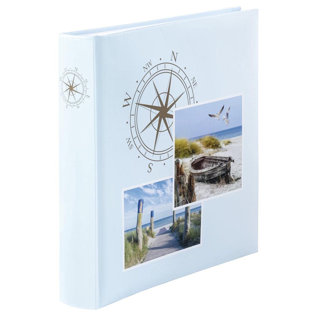 Hama Jumbo Album Compass, 30 x 30 cm, 100 Pages, Max: 400 Photos 10 x 15 cm, standard, Multi-Coloured