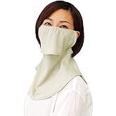 YAKeNU UV CUT MASK UV Sun Protection Mask for Face & Neck, Yake-nu Standard, Hook and Loop Closure