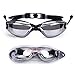 Baen Sendi Swimming Goggles with Siamese Ear Plugs - UV Protection Anti Fog - Best Adult Swim Goggles