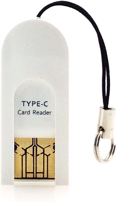 IMMOTO USB Type C +Type A Plug Adapter Micro SD/TF Memory Card OTG Reader White for Windows Computer & Laptop Apple New MacBook (12") & New MacBook Pro (13" & 15"),Google Chrombook