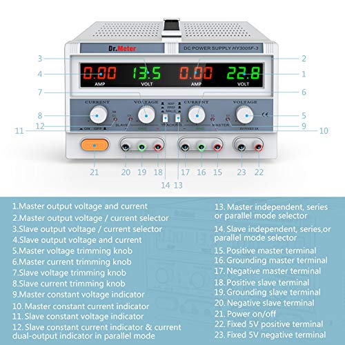 5 Dr+meter+HY3005F+3+104+127V+Alligator+Included