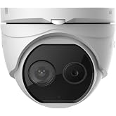 2MP Duel Lens Module, Thermal and Optical Network Turret Camera with Built-in GPU, high Sensitivity Sensor, Compatible with Hikvision DS-2TD1217-2/V1