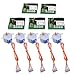 kuman Stepper Motor for Arduino 5 Sets 28BYJ-48 ULN2003 5V Stepper Motor + ULN2003 Driver Board + Better Dupont Wire 40pin Male to Female Breadboard Jumper Wires Ribbon Cables K67