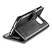 Spigen Wallet S Galaxy S6 Edge Case with Foldable Cover and Kickstand Feature for Galaxy S6 Edge 2015 - Black