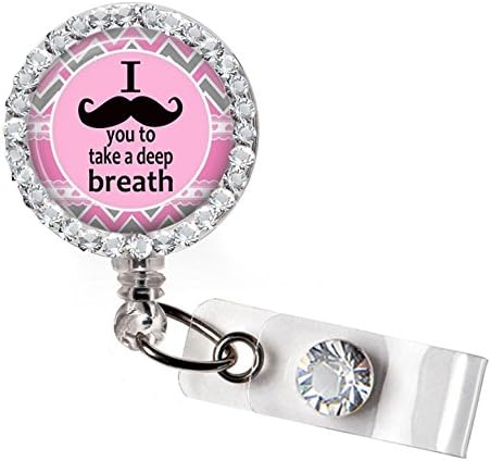 Respiratory Therapist Badge Holder Reel; Nursing Retractable Badge Reel; Lung Nurse