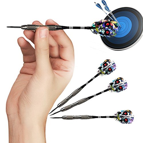 Taloyer Aluminum Alloy Skull Head Tip Darts Tough & Safe Darts Accessories