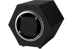 ANYASUN Automatic Sinlge Watch Winder - Watch Winder with Flexible Watch Pillow,Japanese Quiet Motor,USB Powered，Perfect Gift for Mens or Ladies(Adapter Not Included)