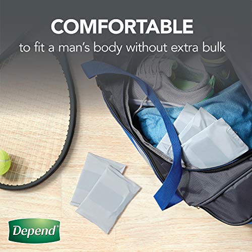 Depend Incontinence Shields for Men, Light Absorbency, 58 Count