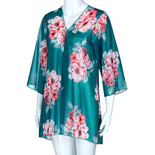 image for Jushye Clearance !!! Women Cardigan, Ladies Floral Jacket Open Front K