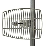 Altelix 5 GHz - 5.8 GHz High Gain 24 dBi WiFi Parabolic Grid Antenna N Female