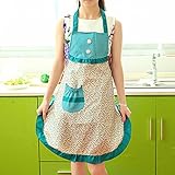 Spritech(TM) Lovely Antifouling Cartoon Chef Apron for Housewife Home Cooking