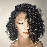 Dorosy Hair 150% Density Curly Full Lace Human Hair Wigs With Baby Hair Pre Plucked Short Human Hair Bob Wigs Brazilian Remy
