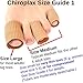 Chiroplax Toe Tubes Sleeves Protectors Cushions Fabric & Gel Lining Separator Tubing Finger, Bunion, Hammer Toe, Callus, Corn, Blister (5 Pack, Size Small)