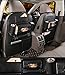 TOCGAMT 2 Pack PU Leather Car Backseat Organizer (Black)